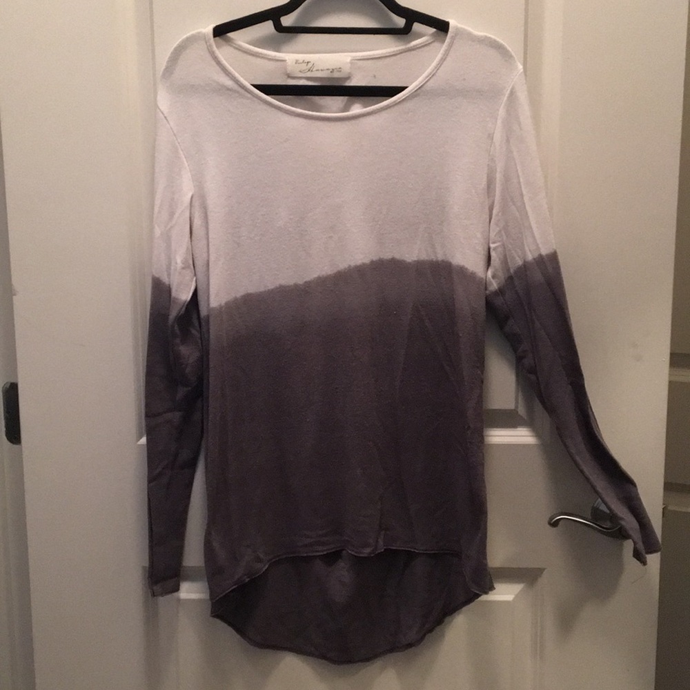 Vintage Havana ombré ripped sweater